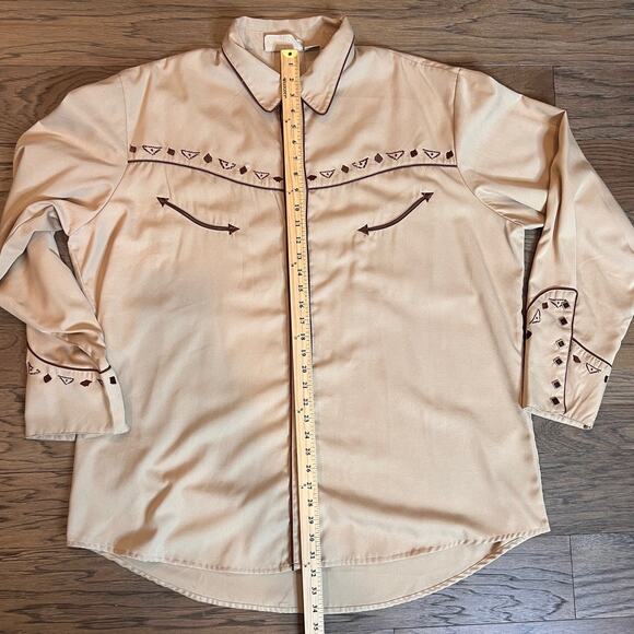 Scully‎ Western Cowboy Embroidered Shirt USA Country Rodeo Top - Picture 7 of 14